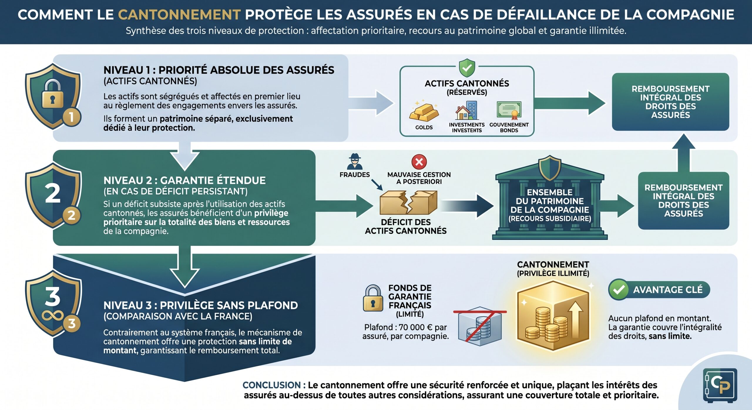 Comment le cantonnement protège les assurés en cas de défaillance de la compagnie