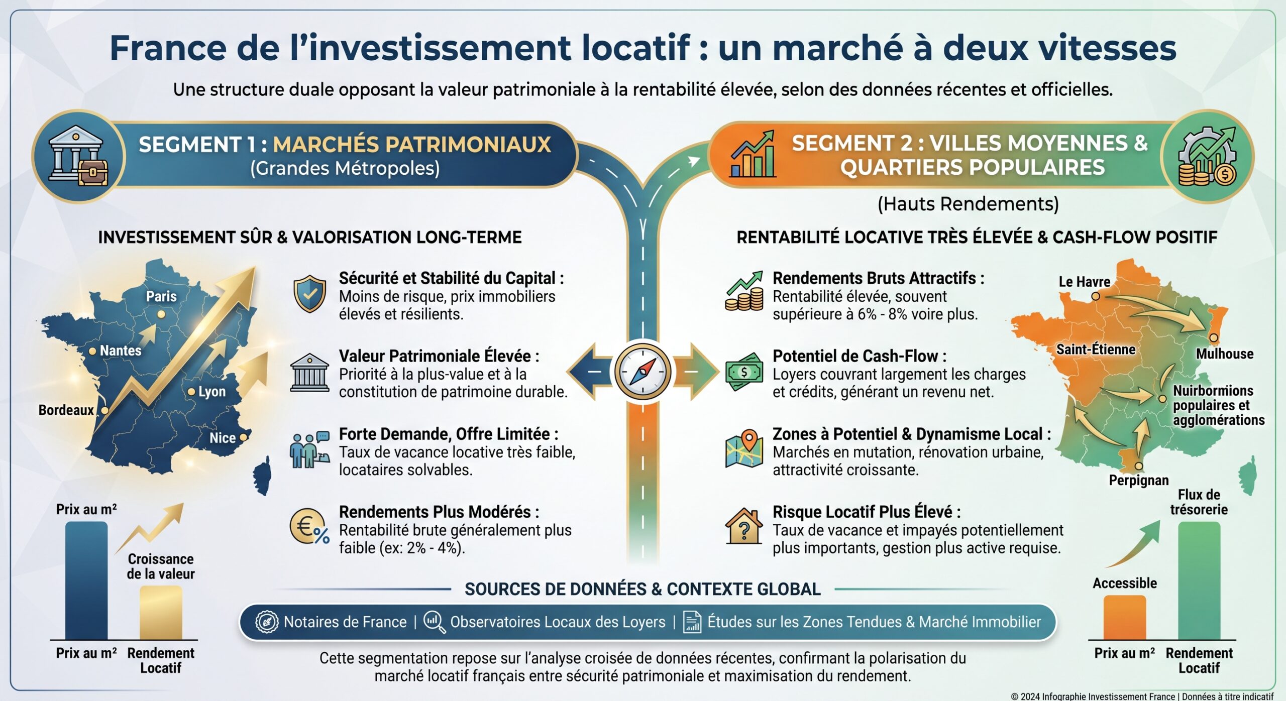 France de l'investissement locatif : un marché à deux vitesses