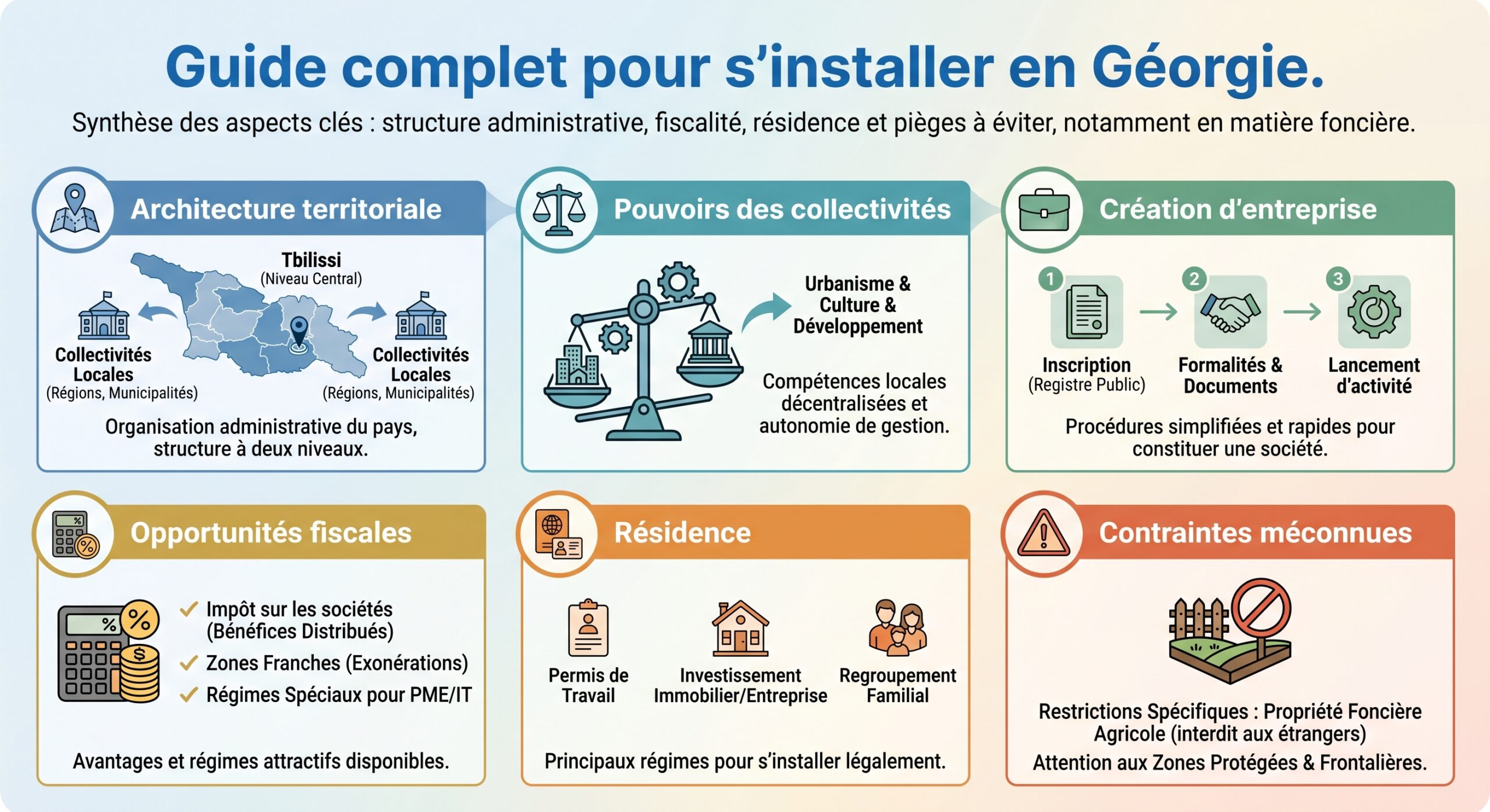 Guide complet pour s'installer en Géorgie