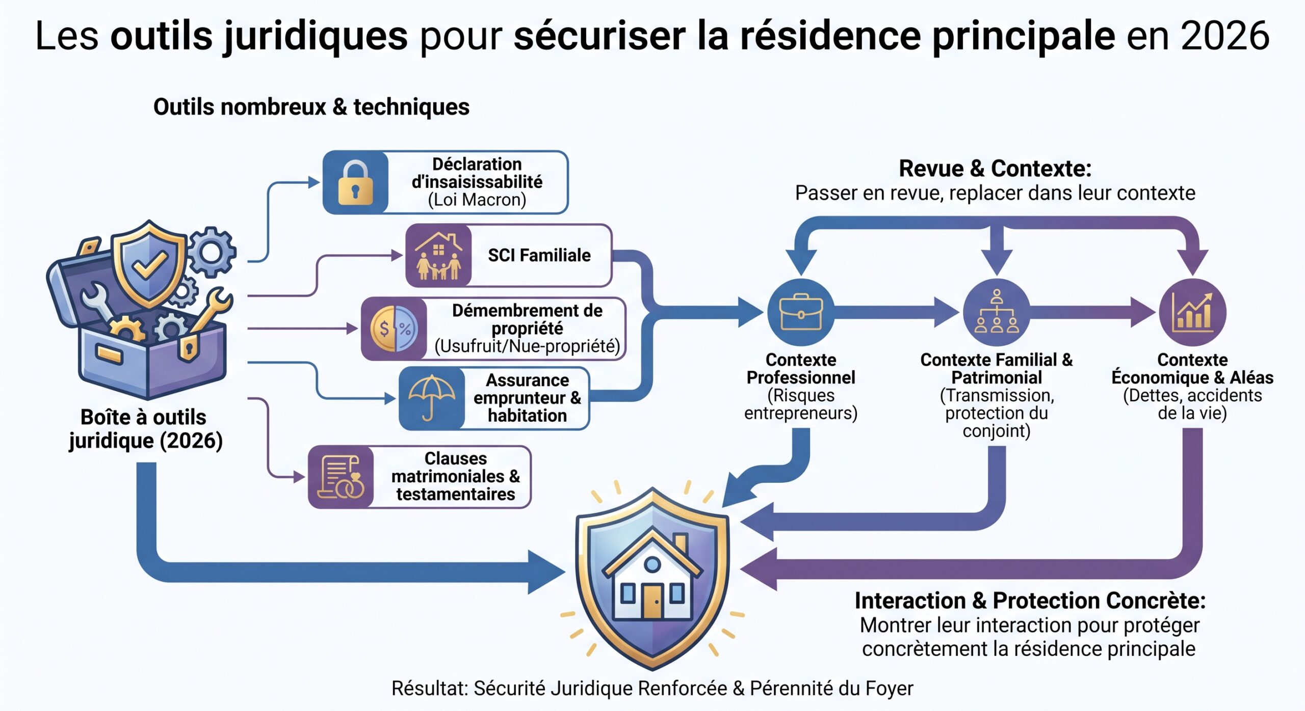 Les outils juridiques pour sécuriser la résidence principale en 2026