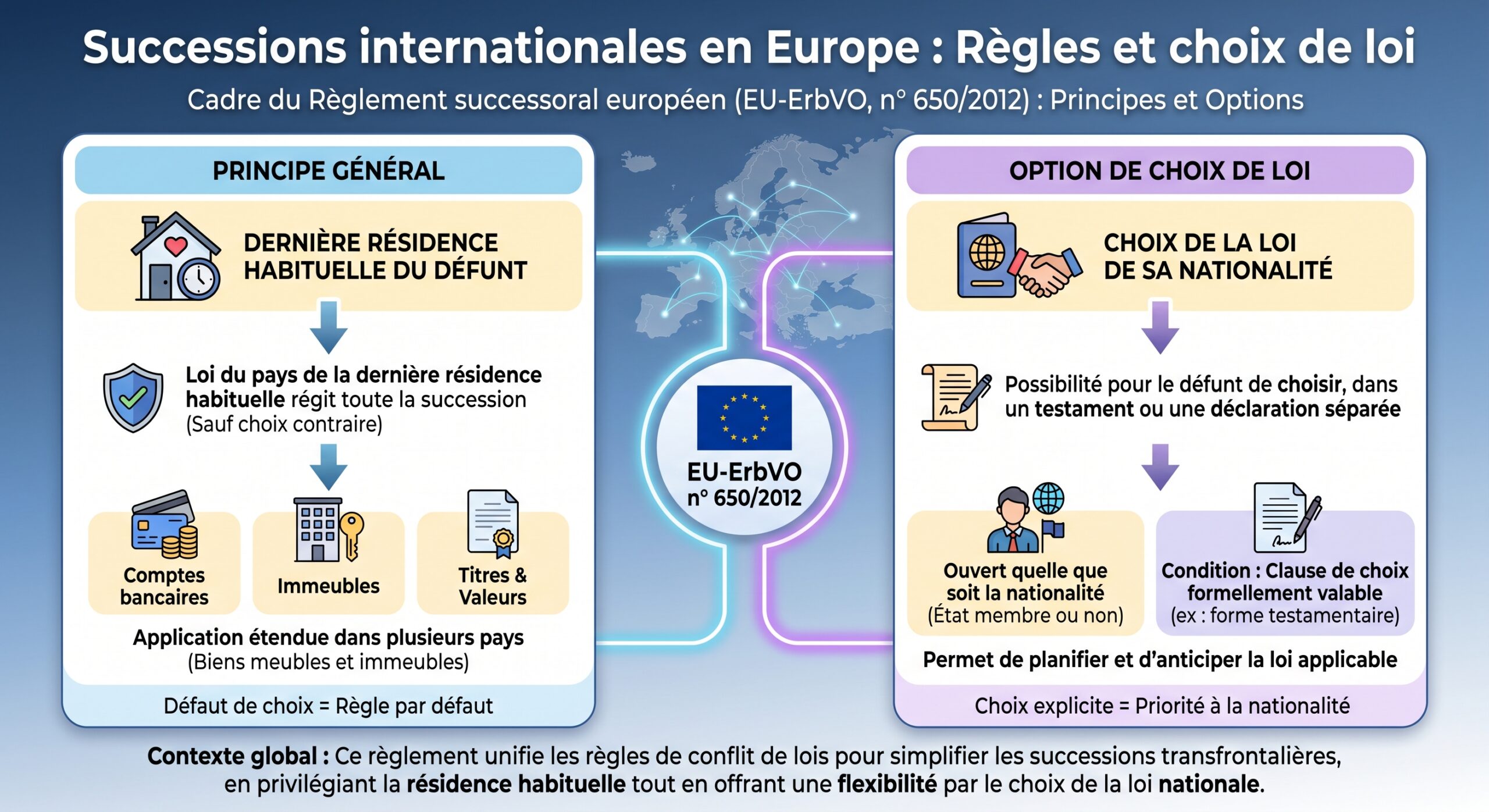 Successions internationales en Europe : Règles et choix de loi