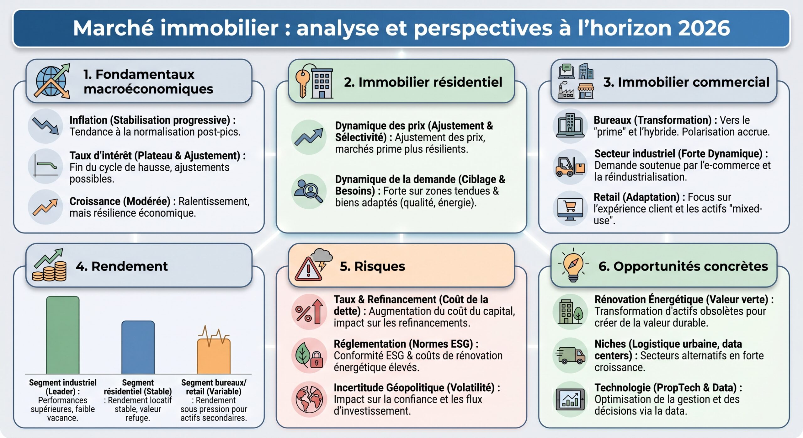 Marché immobilier : analyse et perspectives à l’horizon 2026