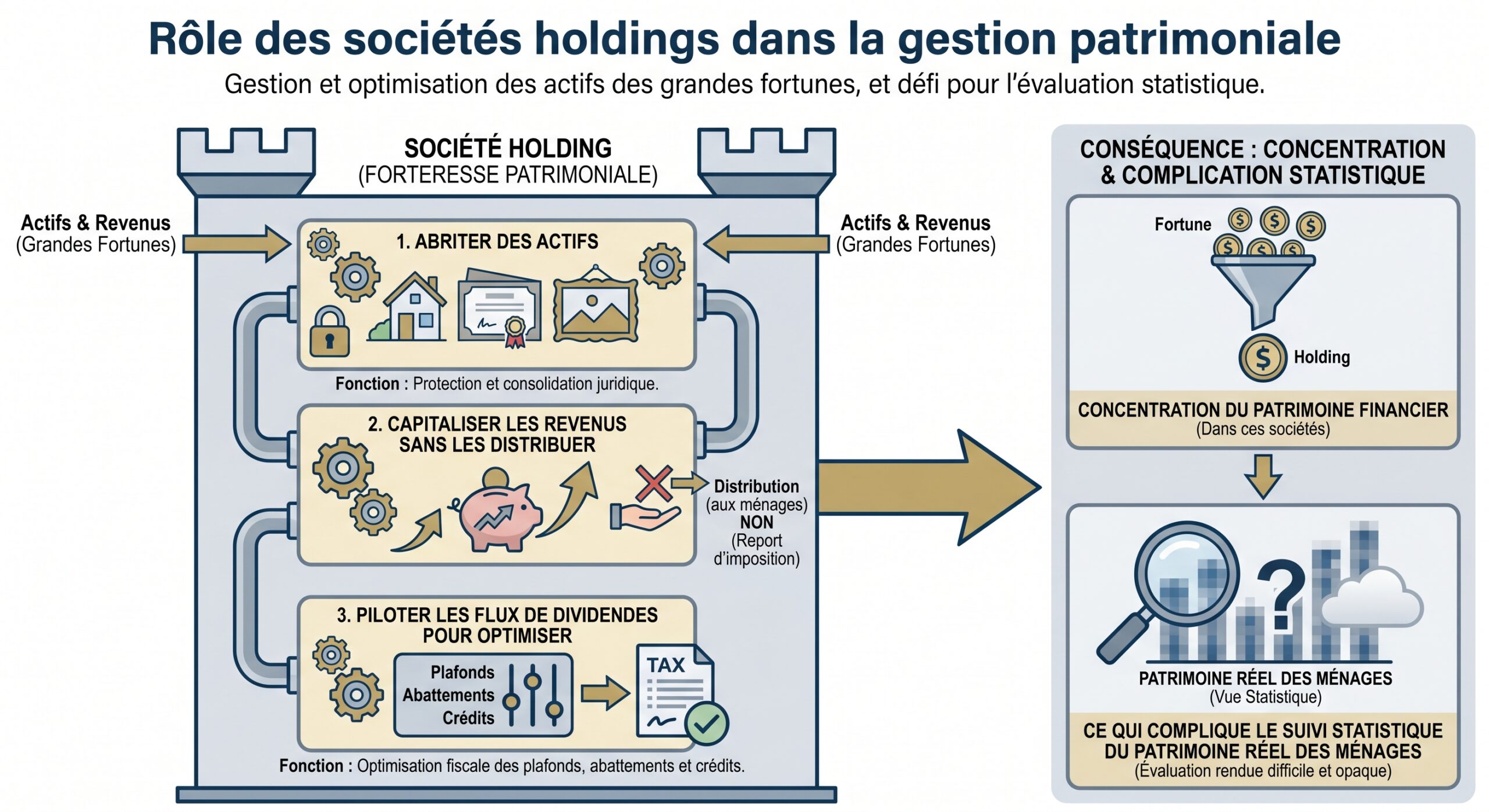 Rôle des sociétés holdings dans la gestion patrimoniale