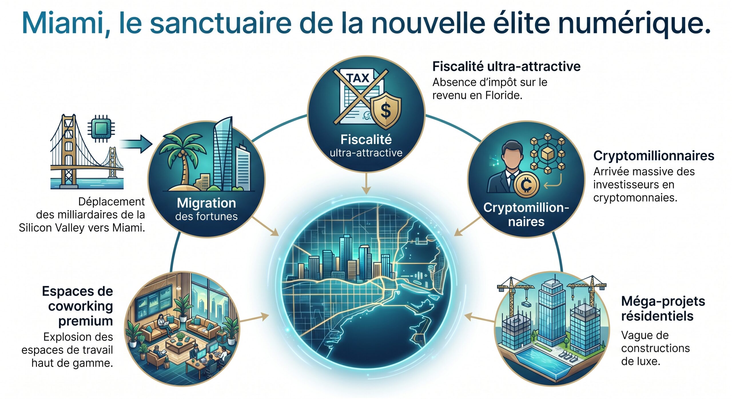 Miami, le sanctuaire de la nouvelle élite numérique
