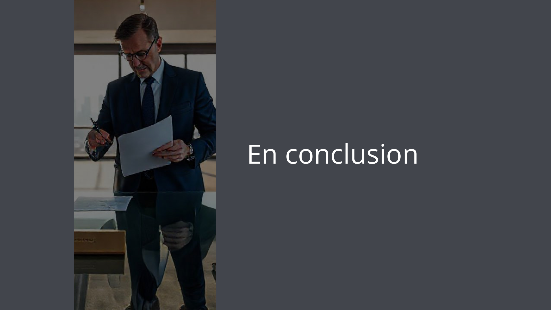 En conclusion