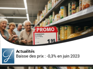 Baisse des prix à la consommation en France : un recul inédit sur fond de ralentissement de l&rsquo;inflation