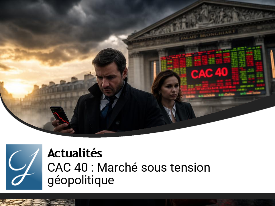 CAC 40 : Incertitudes sur le marché face aux tensions géopolitiques