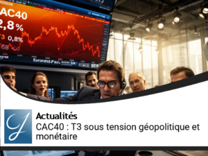 CAC40 : Un T3 sous tension, entre incertitudes géopolitiques et monétaires