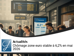 Chômage dans la zone euro : stabilité à 6,2 % malgré le ralentissement économique