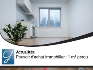 Chute du pouvoir d&rsquo;achat immobilier : 1 m² perdu en six mois