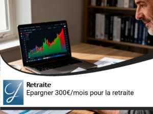 Epargner 300 euros par mois pour la retraite : simulation et resultats