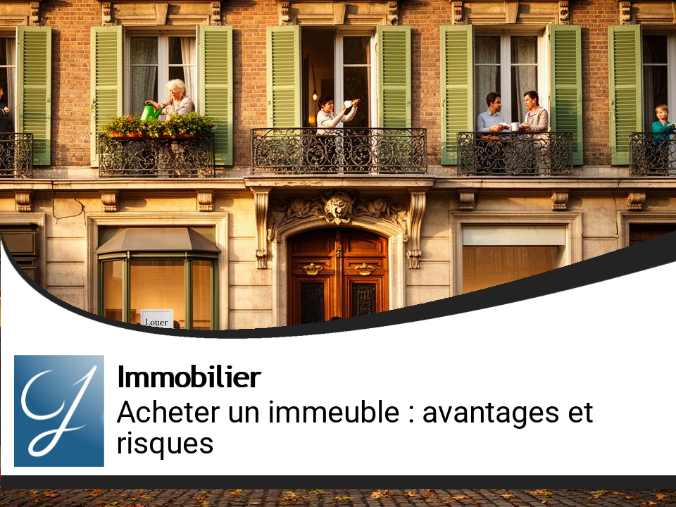 Immeuble de rapport : acheter un immeuble entier, avantages et risques