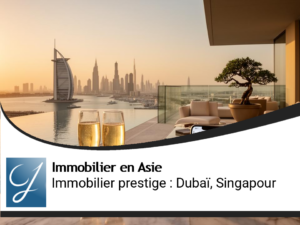 Immobilier de prestige en Asie : marches de luxe Dubai, Singapour