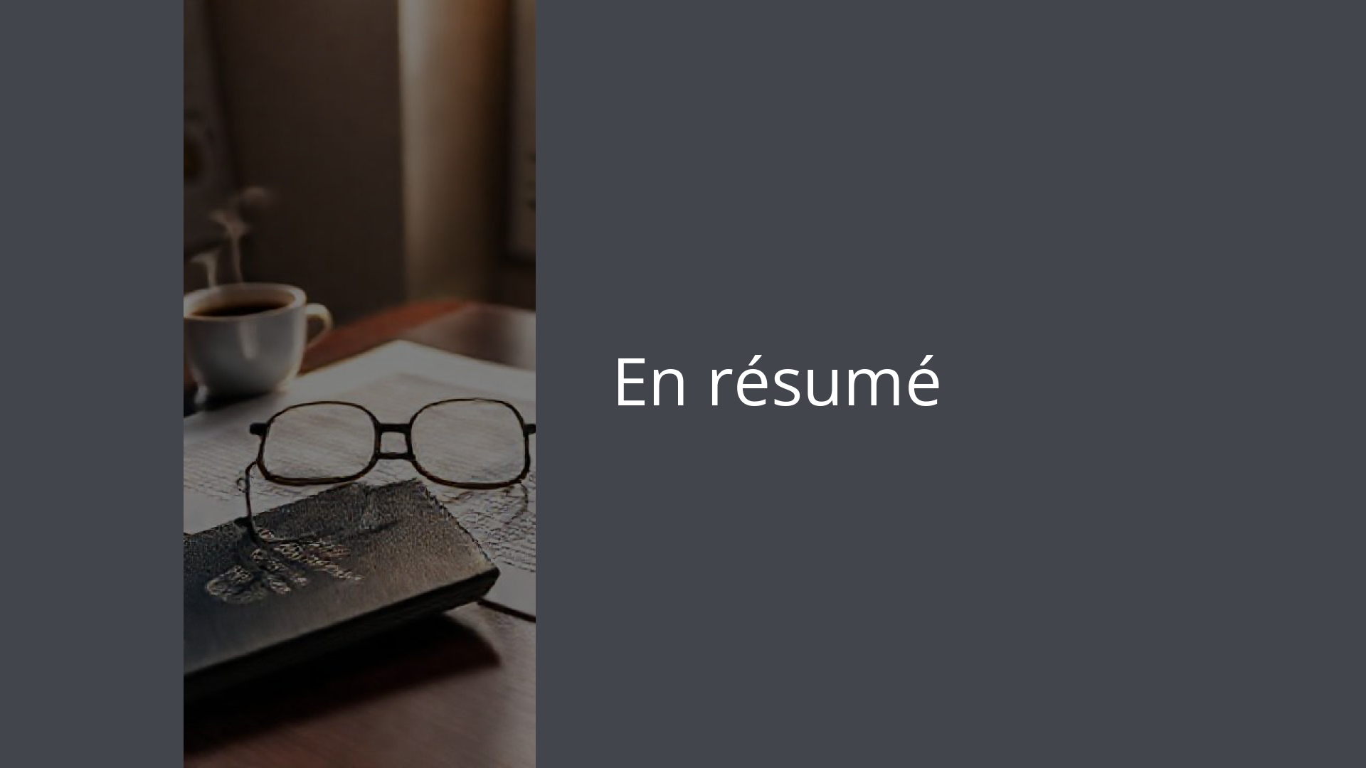 En résumé