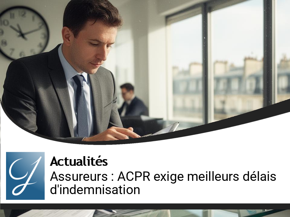L&rsquo;ACPR appelle les assureurs à améliorer les délais d&rsquo;indemnisation