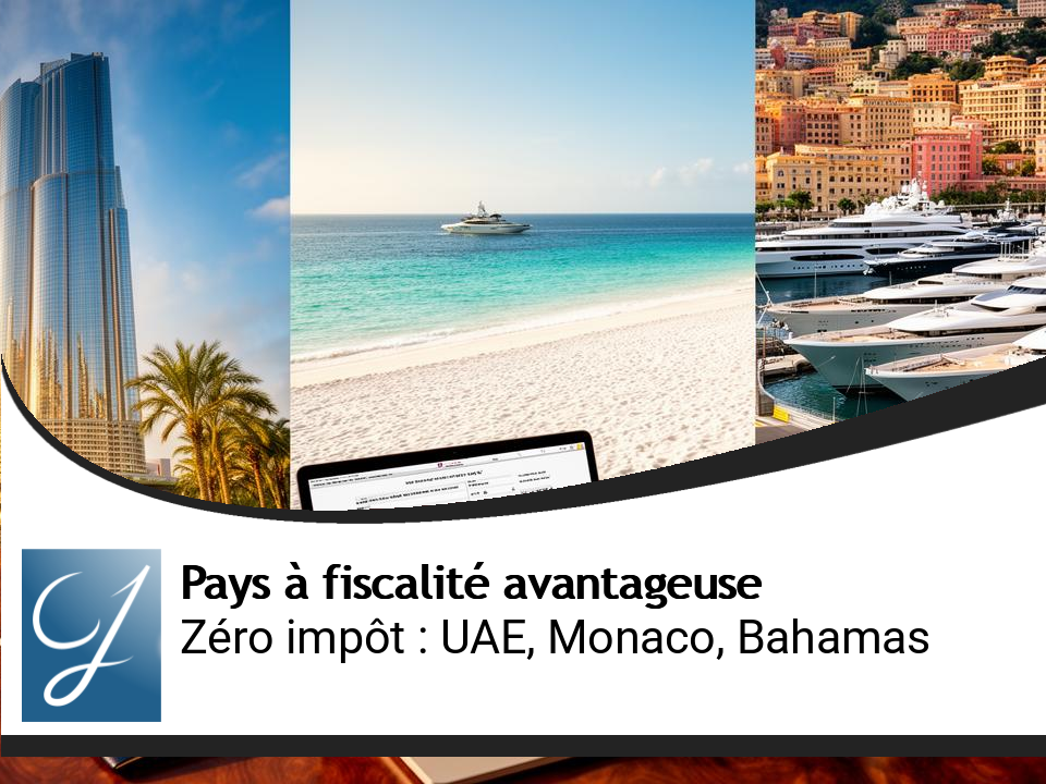 Pays zéro impôt sur le revenu : UAE, Monaco, Bahamas, Cayman