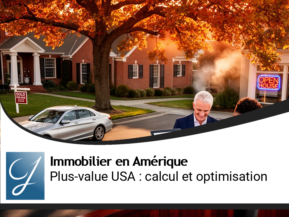 Plus-value immobilière aux USA : calcul et optimisation