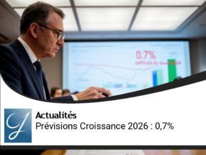 Prévisions de Croissance 2026 : Le Gouvernement Table sur 0,7%