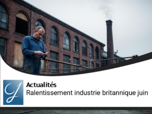 Ralentissement de l&rsquo;industrie britannique en juin : vers une croissance modérée