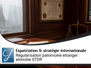 Régularisation de patrimoine étranger : amnistie STDR, programme régularisation