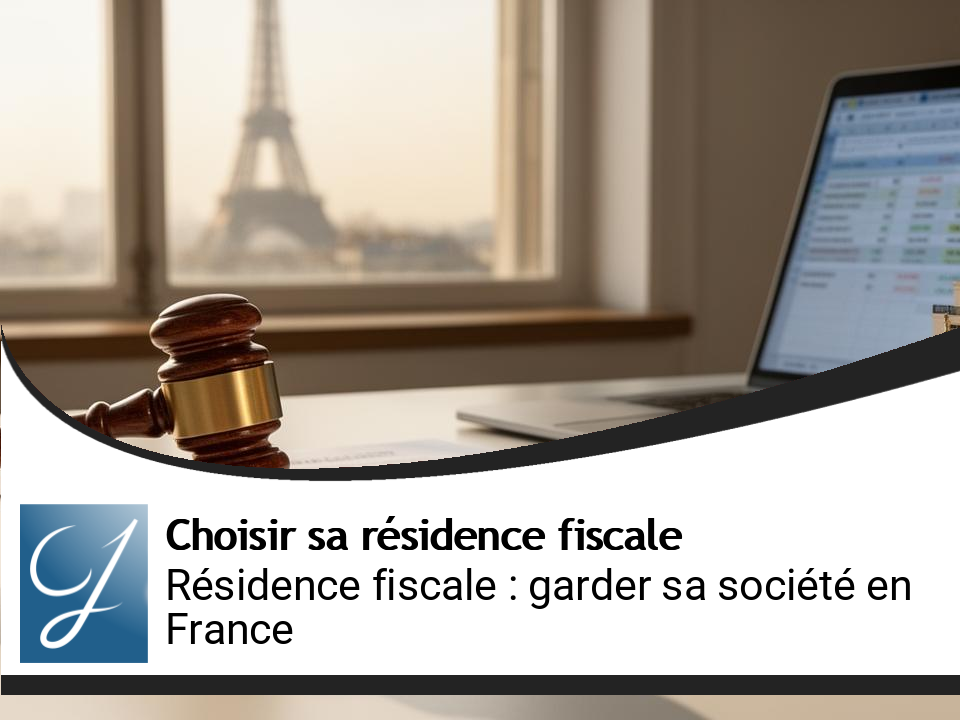 Résidence fiscale et société en France : peut-on garder sa société