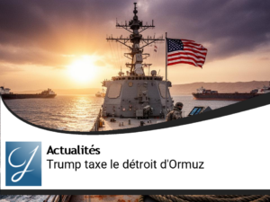Trump impose une taxe de 20 % sur les cargaisons du détroit d&rsquo;Ormuz