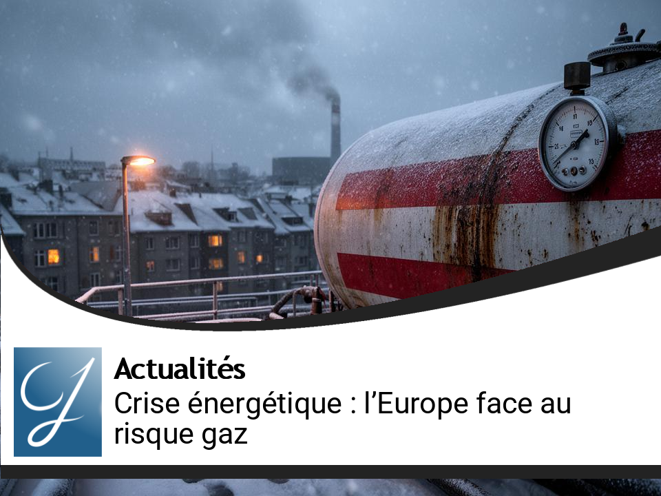 Urgence énergétique : la zone euro face à un hiver à risque pour le gaz