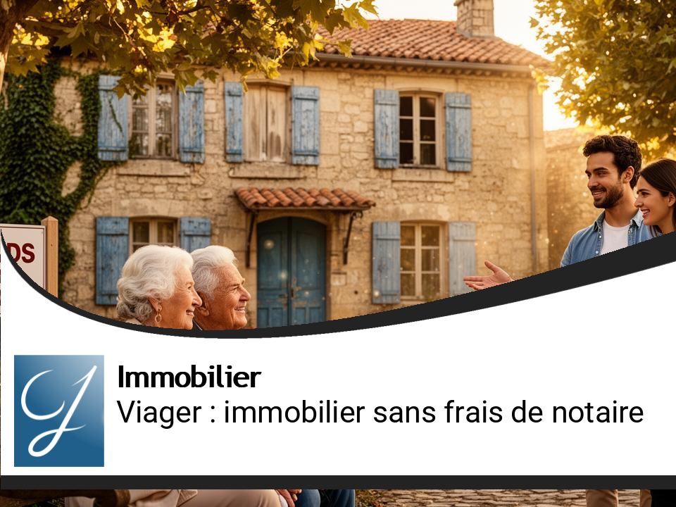 Viager : investir dans l&rsquo;immobilier sans frais de notaire classiques