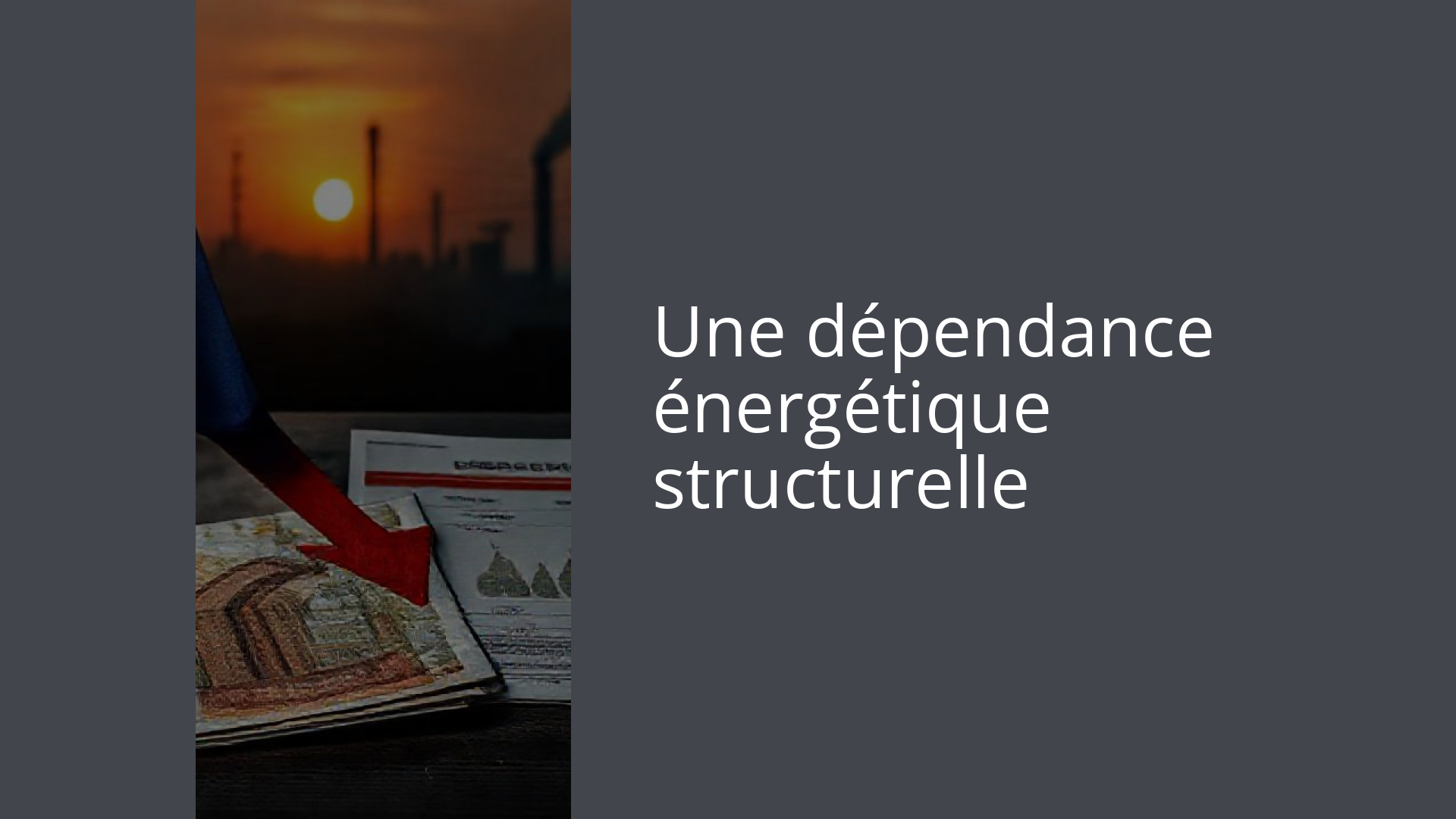 Une dépendance énergétique structurelle