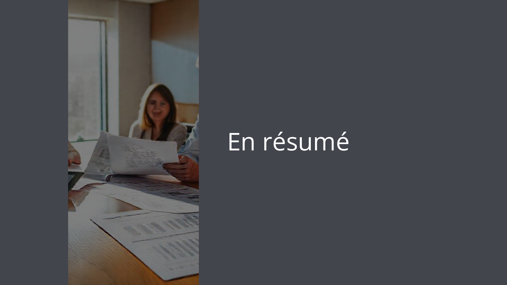 En résumé