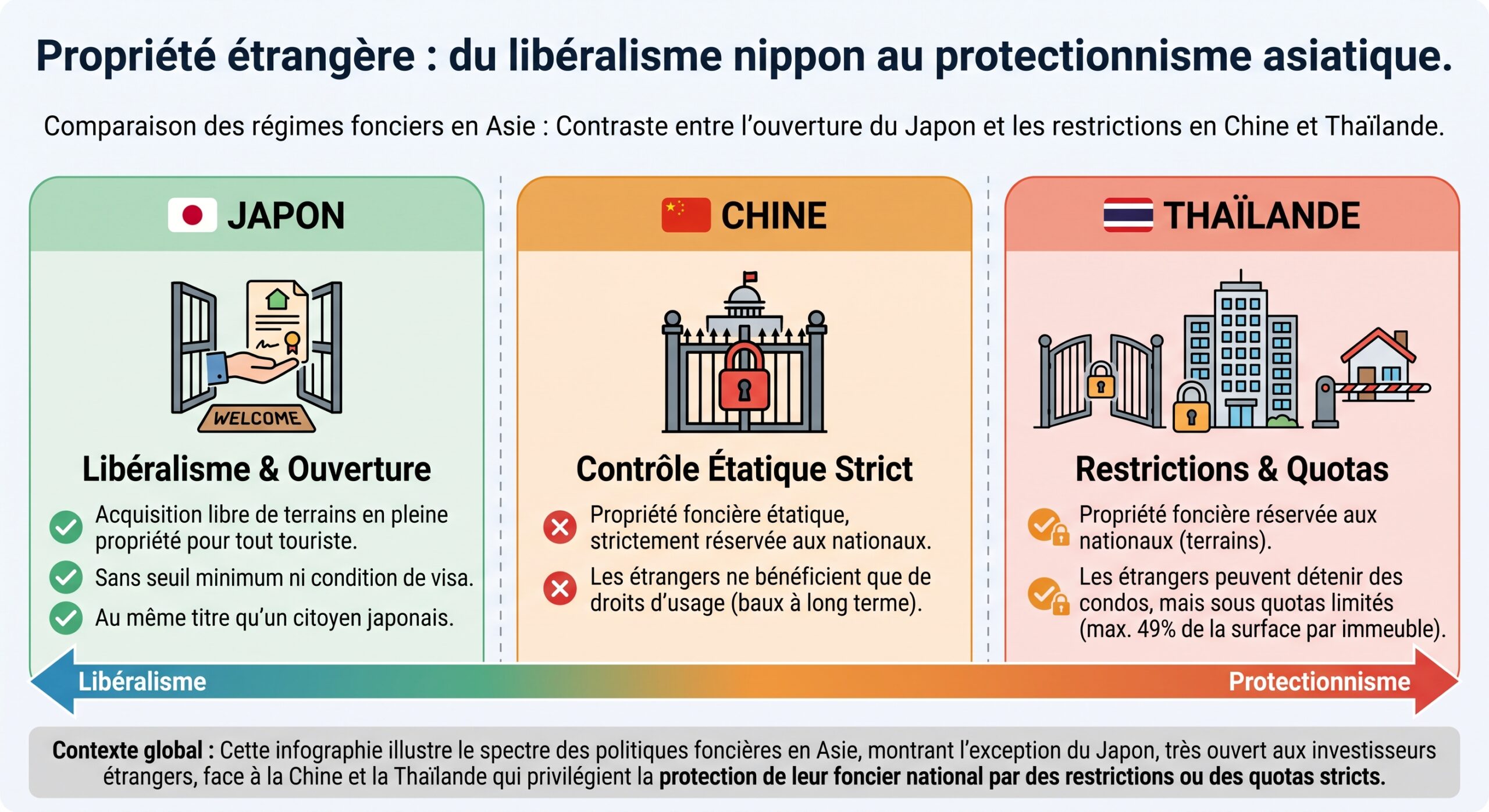 Propriété étrangère : du libéralisme nippon au protectionnisme asiatique