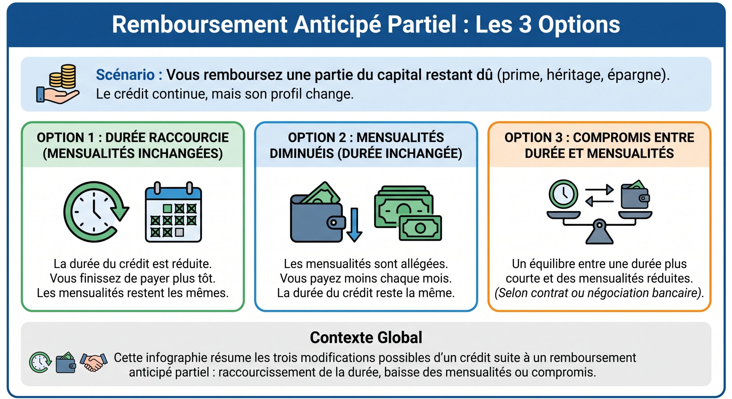 Remboursement Anticipé Partiel : Les 3 Options