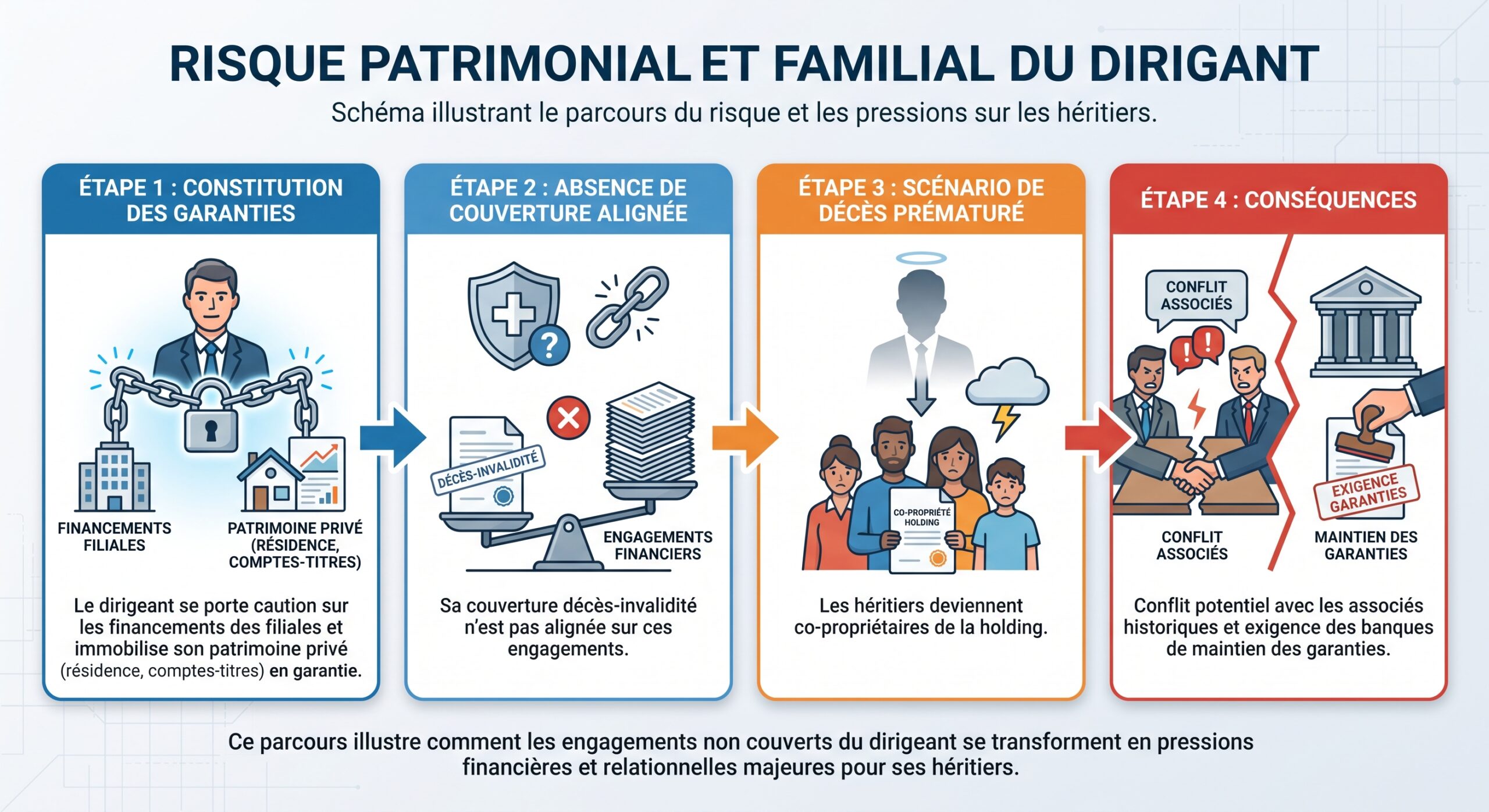 Risque patrimonial et familial du dirigeant