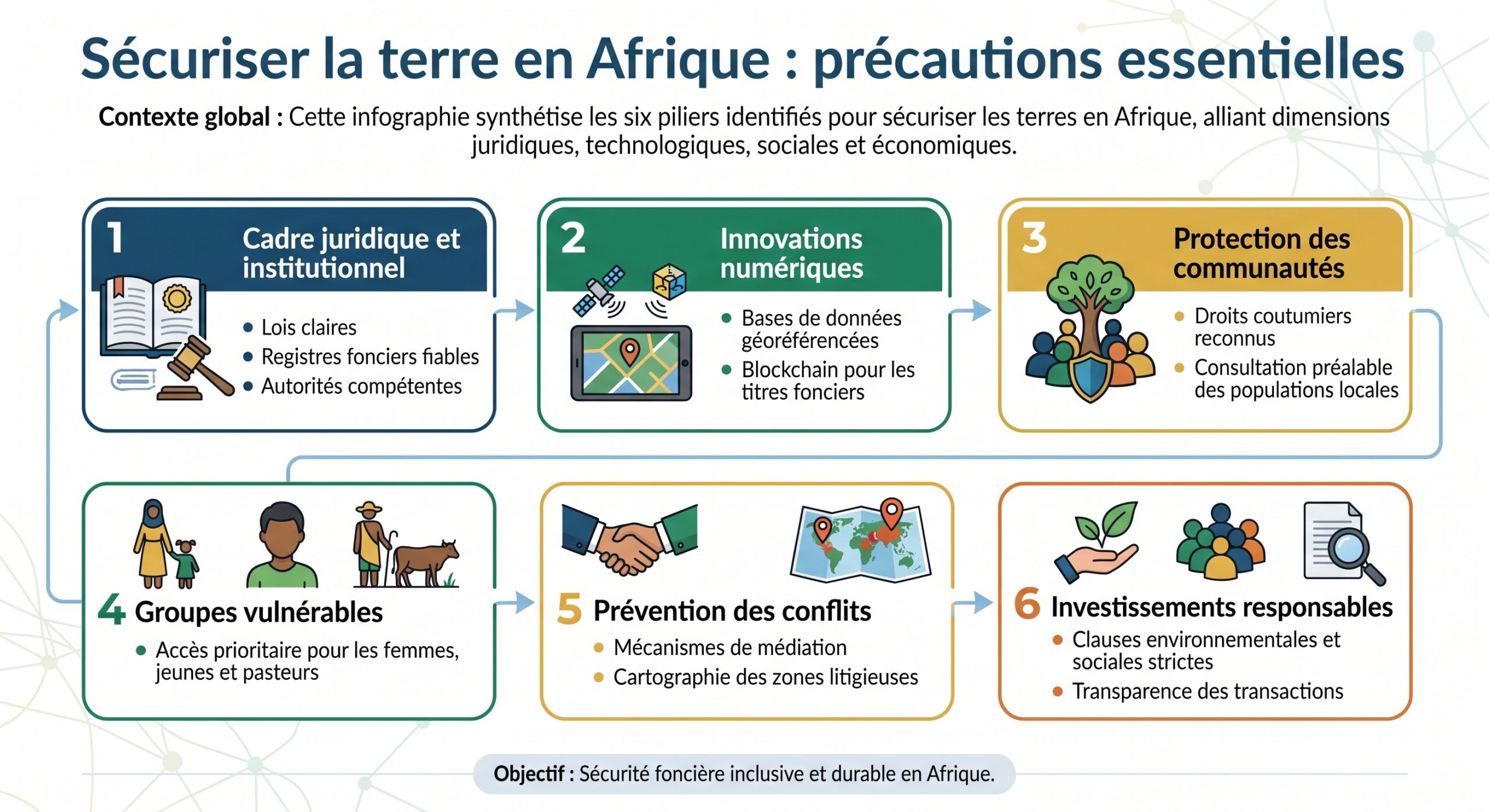 Sécuriser la terre en Afrique : précautions essentielles