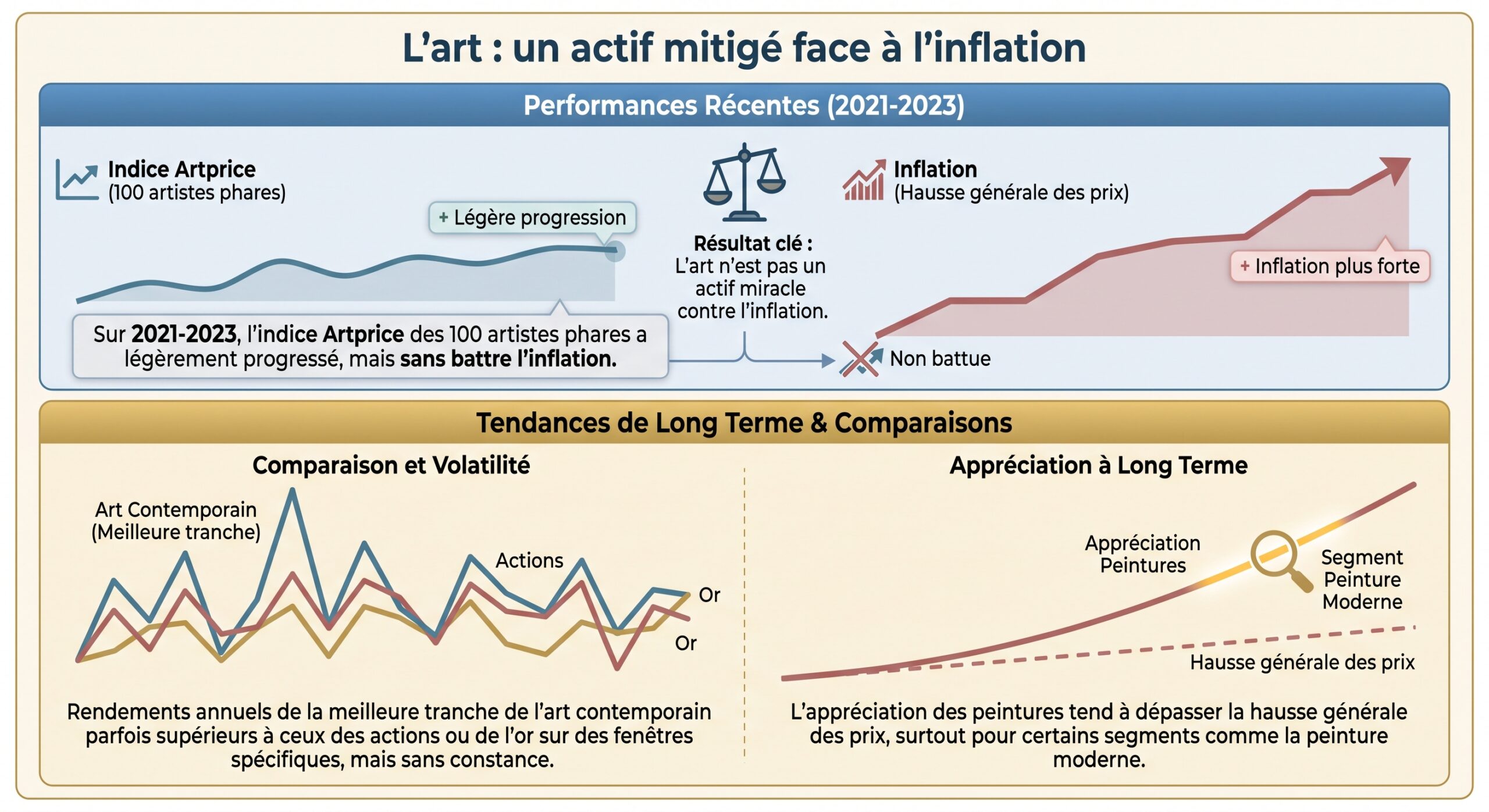 L'art : un actif mitigé face à l'inflation