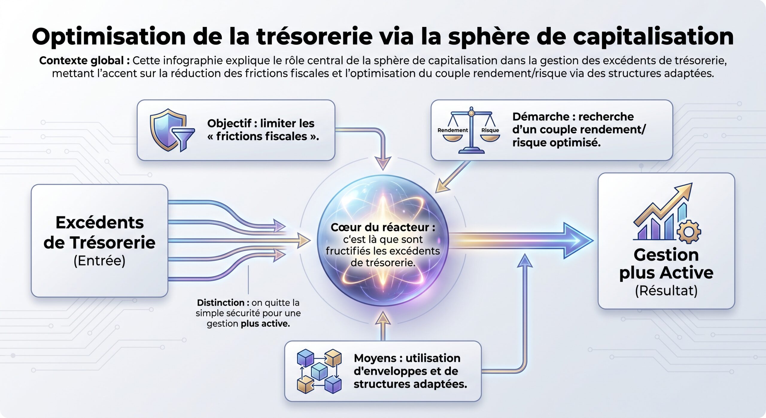 Optimisation de la trésorerie via la sphère de capitalisation