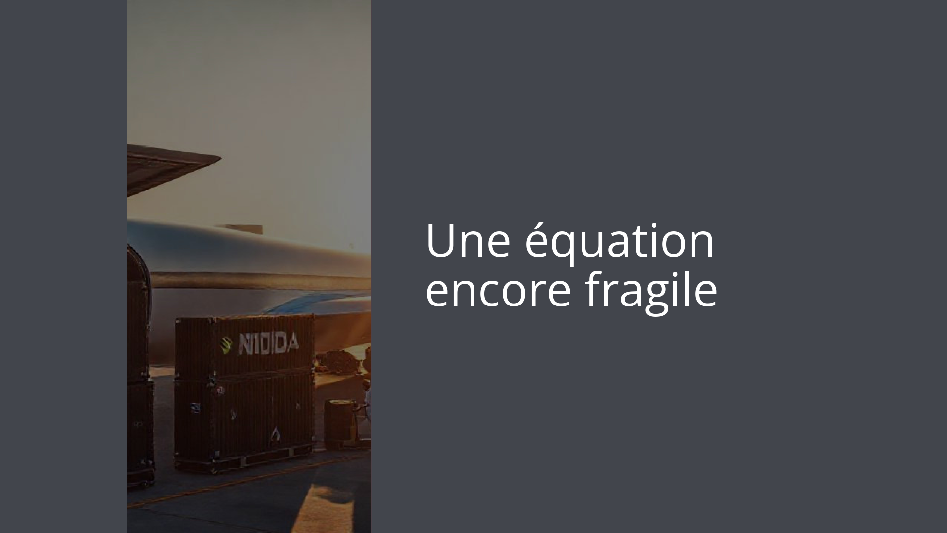 Une équation encore fragile