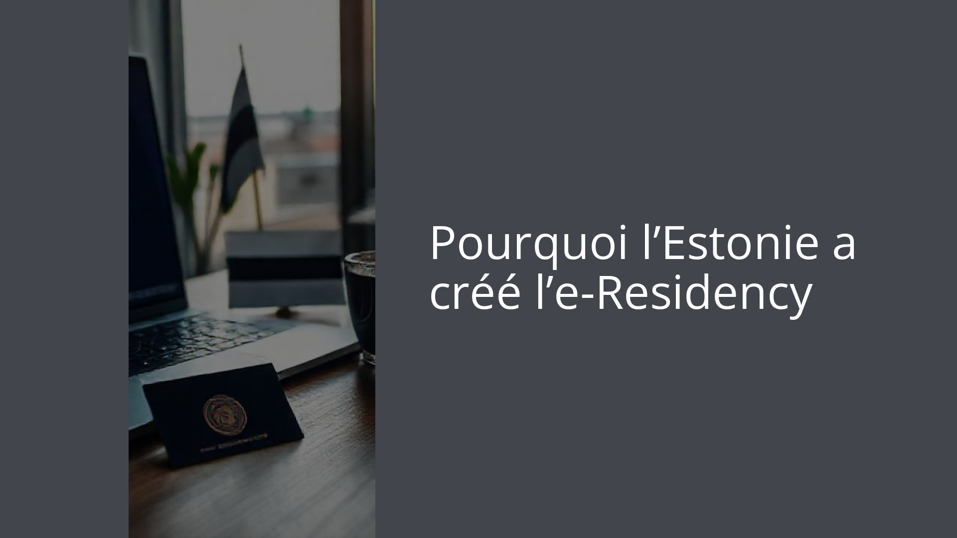 Pourquoi l’Estonie a créé l’e-Residency