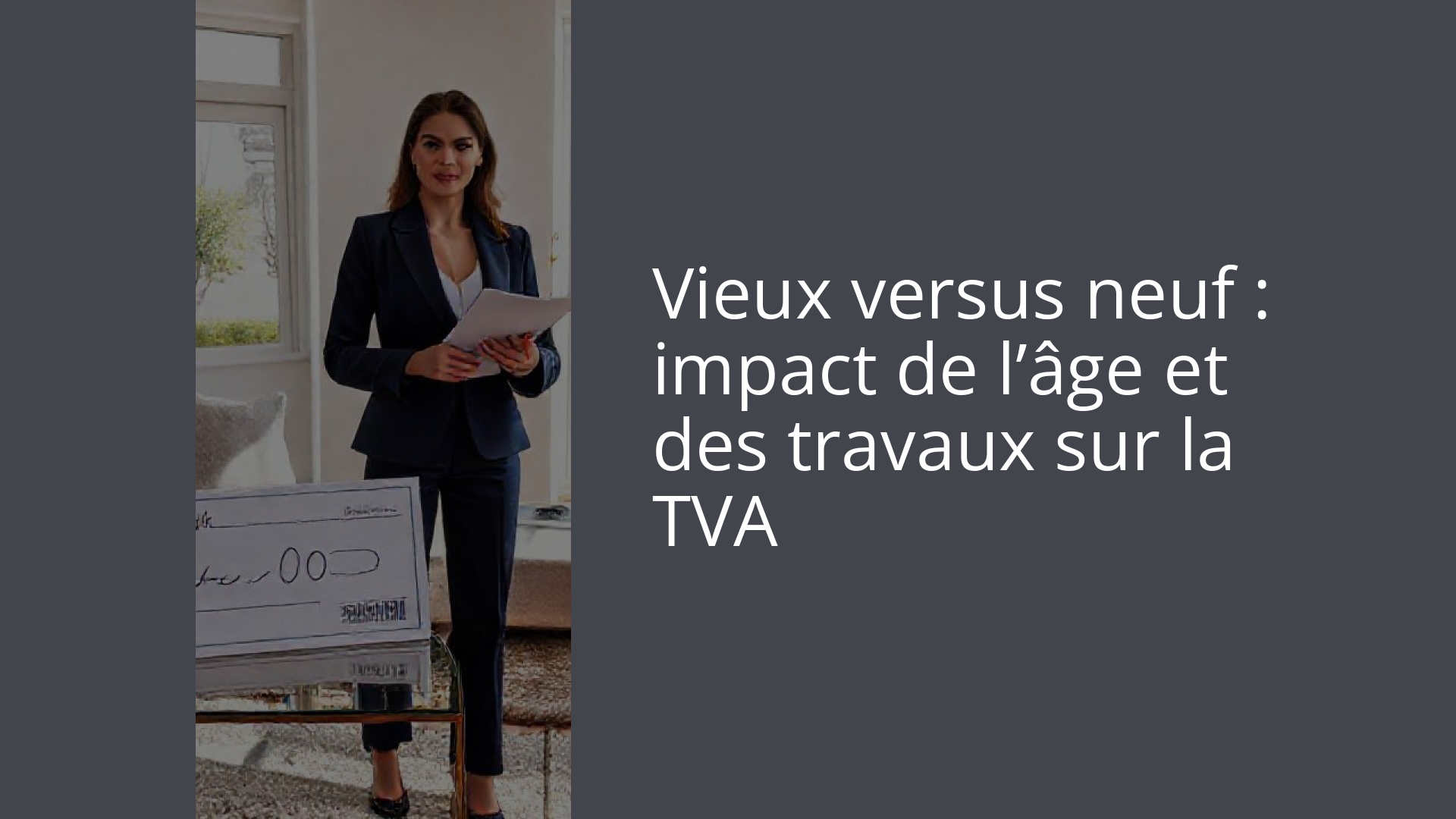 Vieux versus neuf : impact de l’âge et des travaux sur la TVA