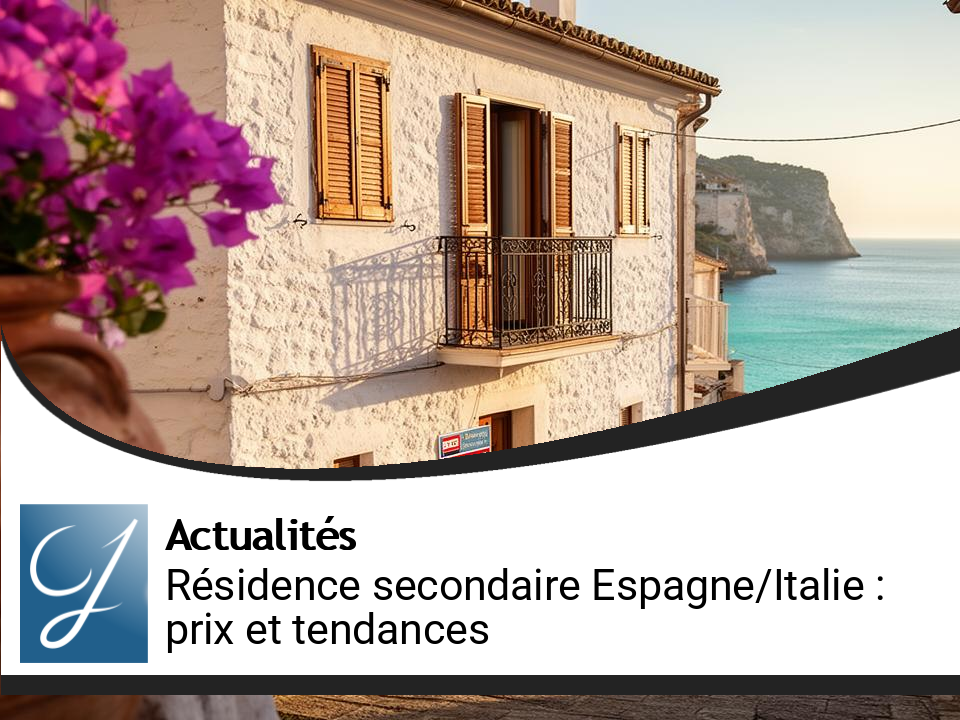 Acheter une résidence secondaire en Espagne ou en Italie : prix, rendements et nouvelles tendances du marché