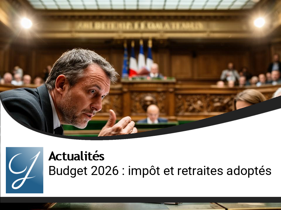 Budget 2026 : les députés adoptent des amendements clés sur l&rsquo;impôt et les retraites