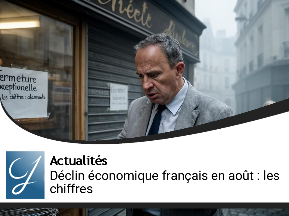Déclin de l&rsquo;économie française en août : que révèlent les chiffres ?