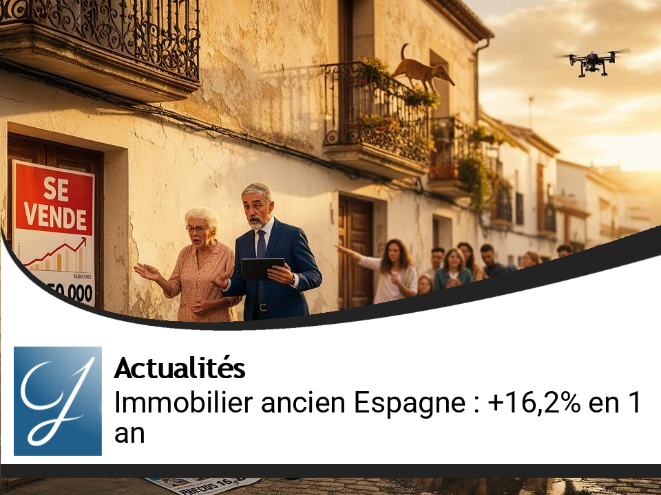 Explosion des prix de l’immobilier ancien en Espagne : une hausse de 16,2 % qui bouleverse le marché
