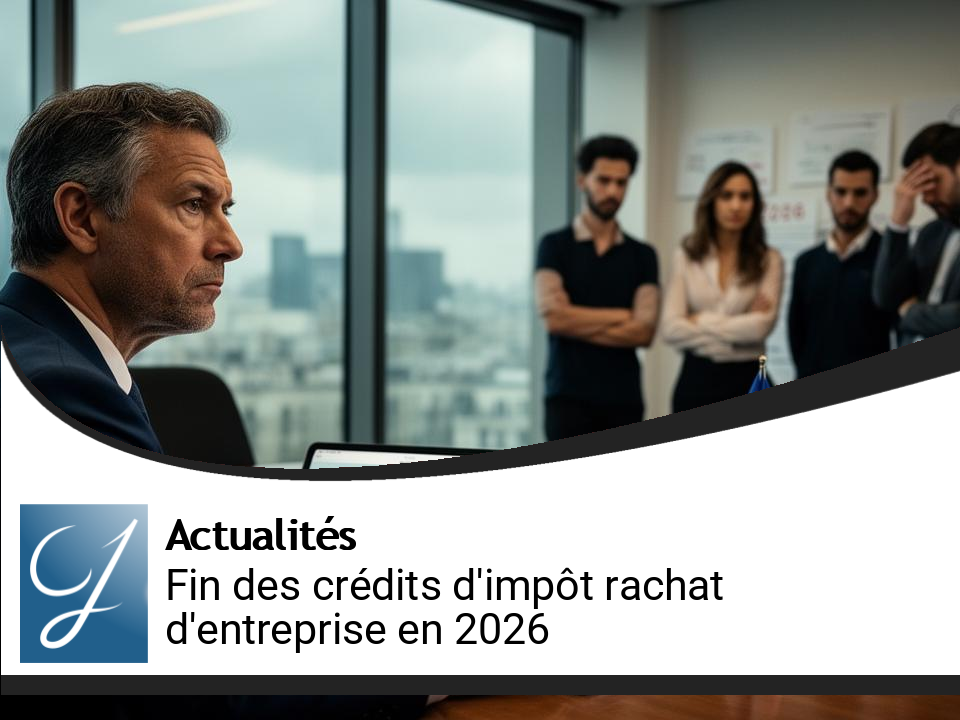 Fin des crédits d&rsquo;impôt pour rachat d&rsquo;entreprise par les salariés en 2026 : un tournant pour les reprises internes