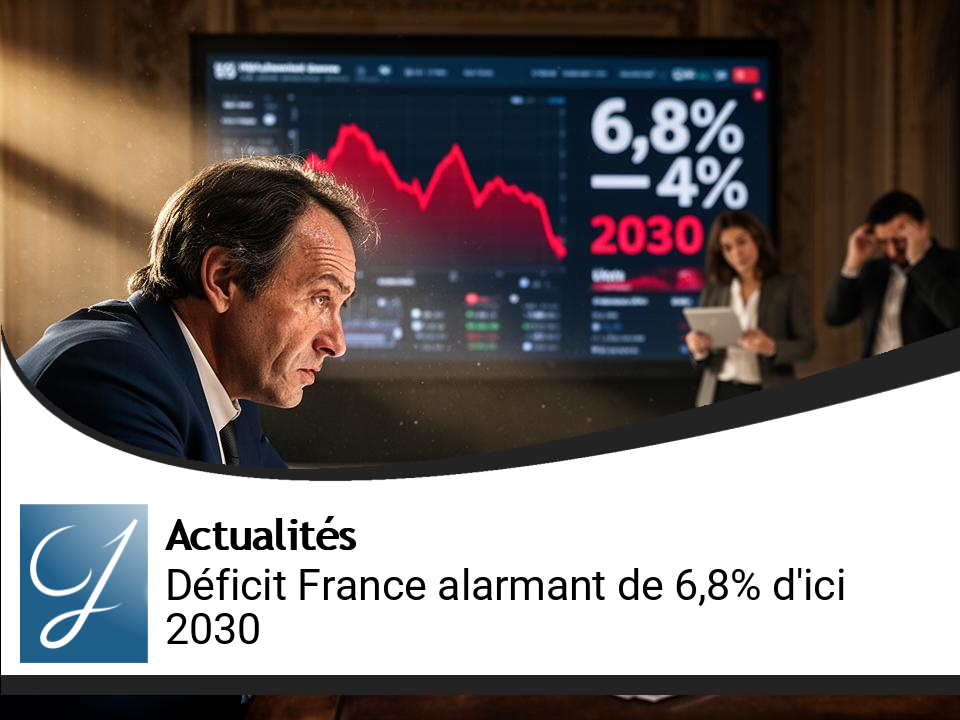 France : vers un déficit public porté à 6,8% du PIB