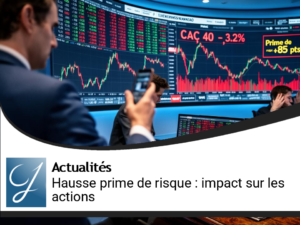 Impact de la hausse de la prime de risque sur les actions en France