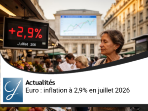 Inflation en Zone Euro : 2,9 % en Juillet 2026, Quelles Perspectives ?