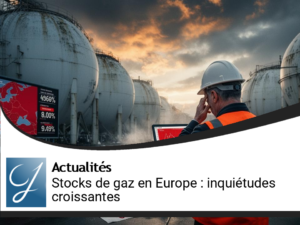 Inquiétudes croissantes sur les stocks de gaz naturel en Europe