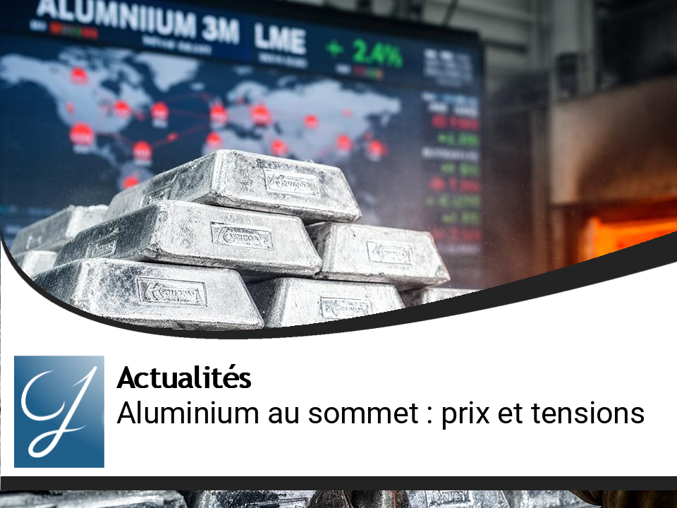 L&rsquo;aluminium à son sommet : Analyse des prix et des tensions globales