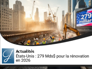 Les États-Unis : 279 milliards de dollars pour la rénovation en 2026
